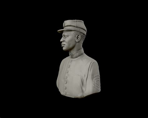 Fichier STL Buste Lewis Henry Douglass sculpture modèle d'impression 3D ...