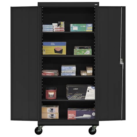 Sandusky 36-in W x 78-in H x 24-in D Freestanding Steel Garage Cabinet ...