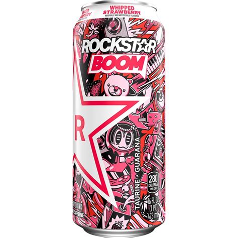 ROCKSTAR ENERGY BOOM STRAWBERRY - US Foods CHEF'STORE