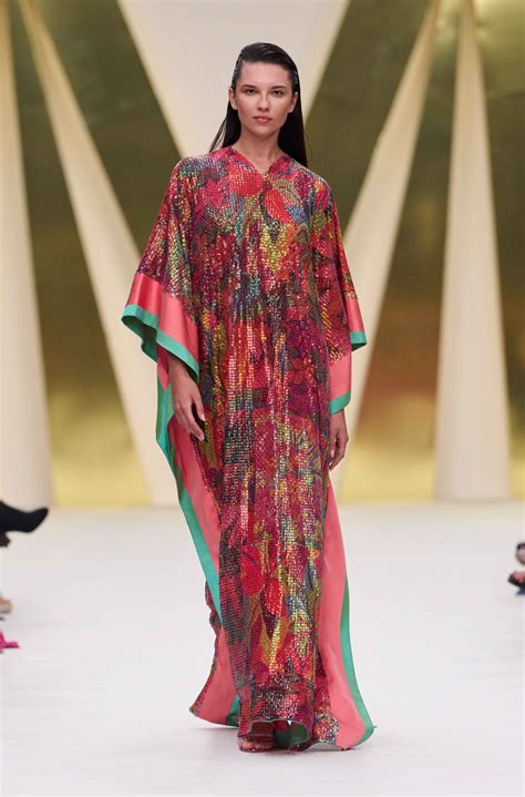 Multicolour Floral Sequin Kaftan – Manish Malhotra