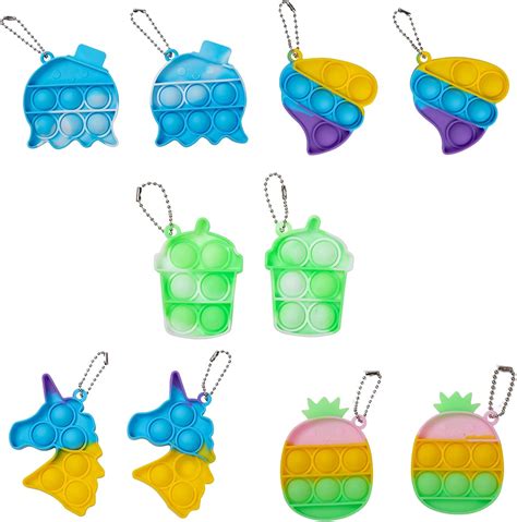 Buy Simple Fidget Toys Stress Relief Hand Toys, Mini Pop Push it Fidget ...
