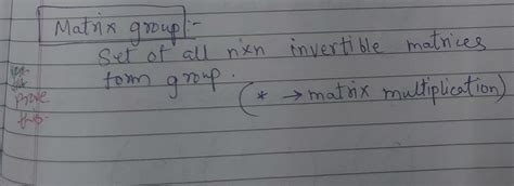 Image result for Matrix Forms a Group Example
