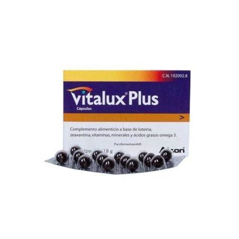 Vitalux Plus 84 Capsulas Complemento Alimenticio Cuidado Ocular ...