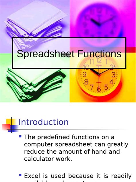 Basic Spreadsheet Function 的图像结果