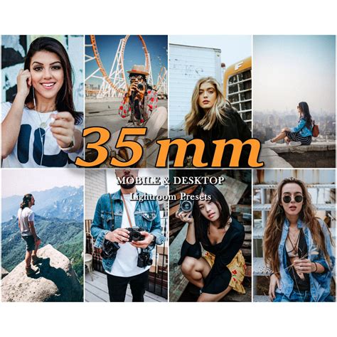 16 FILM 35 MM Lightroom Presets, Analog 35 mm Preset, Lightroom Mobile ...