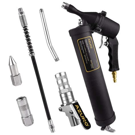 AZUNO Pneumatic Grease Gun, Heavy Duty Air Compressor Grease Guns with ...