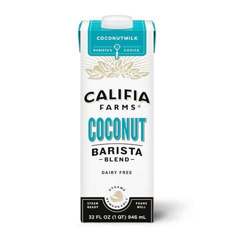 Amazon.com : Califia Farms - Coconut Barista Blend Coconut Milk, 32 oz ...