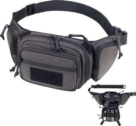 Amazon.com : CLTAC Tactical Fanny Pack CCW Gun Waist Bag for Men and ...