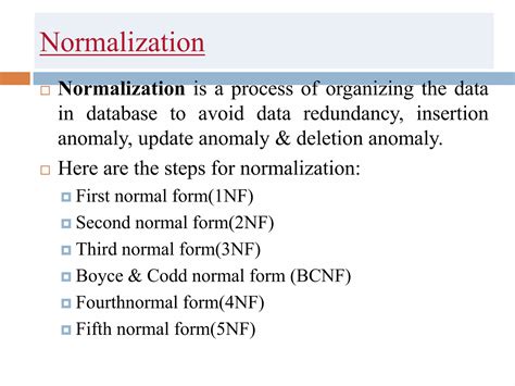 How to Normalise Database 的图像结果