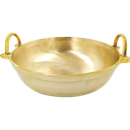 Buy MANNAR CRAFT Traditional Bronze Kadai/Cheenachatti for Cooking ...