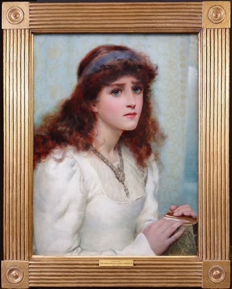 Norman Prescott-Davies RBA RCA - 19th Century Pre-Raphaelite Oil ...