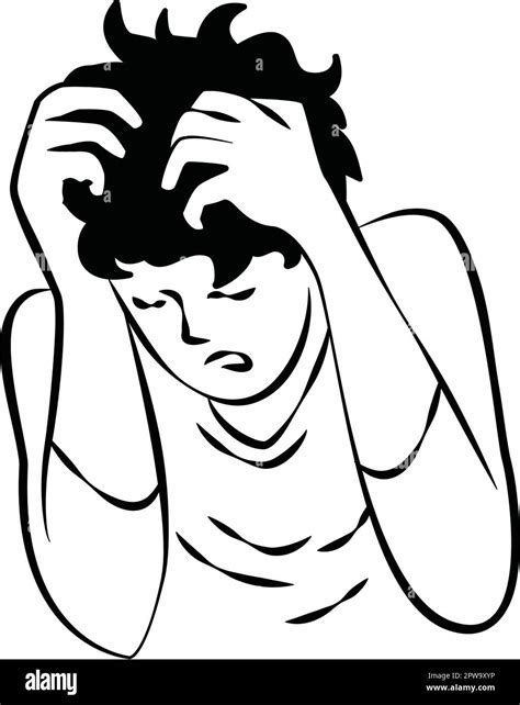 Stress moment Black and White Stock Photos & Images - Alamy