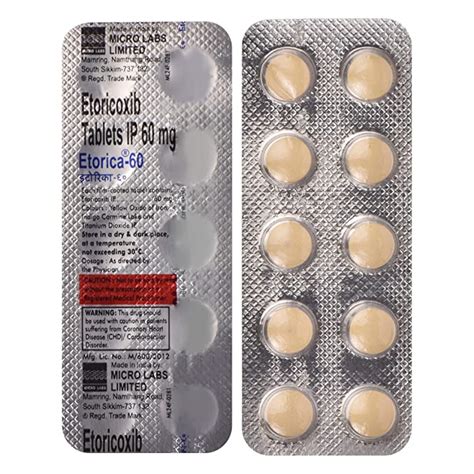 Etorica 60 - Strip of 10 Tablets : Amazon.in: Health & Personal Care