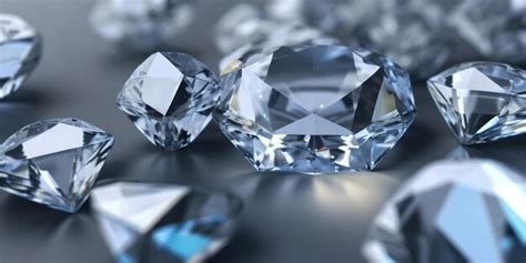 Hyper realistic diamond flat lay background | Premium AI-generated image