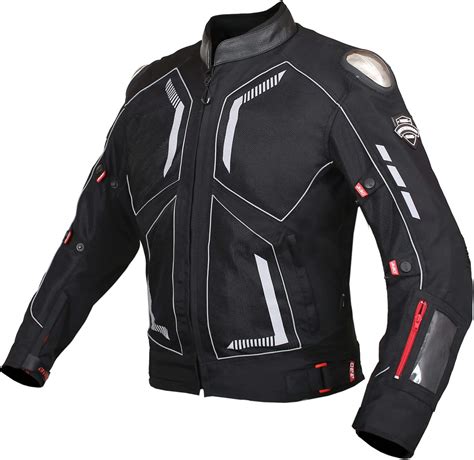 BIKING BROTHERHOOD Unisex Leather Metal Neoprene Standard Length Jacket ...