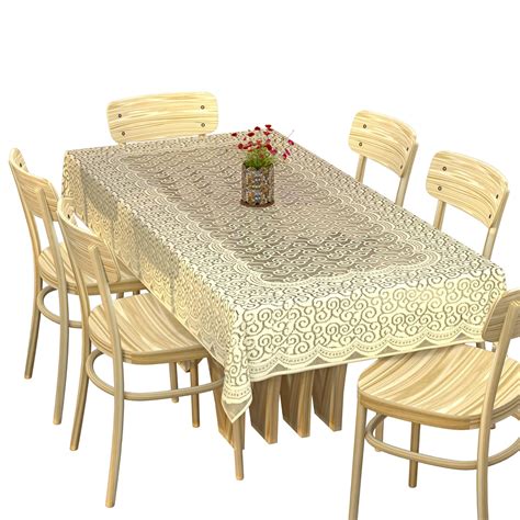 Buy Kuber Industries Dining Table Cover 6 Seater|Table Cloth|Table ...