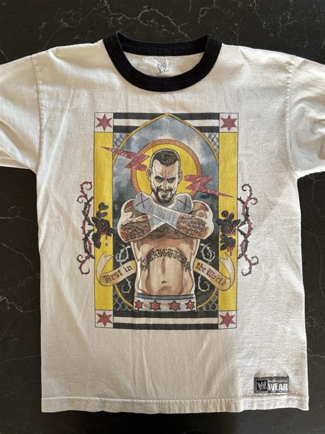 CM Punk Shirt Vintage Ringer Best In The World Prayer… - Gem
