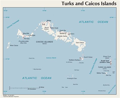 Maps of Turks and Caicos Islands | Map Library | Maps of the World