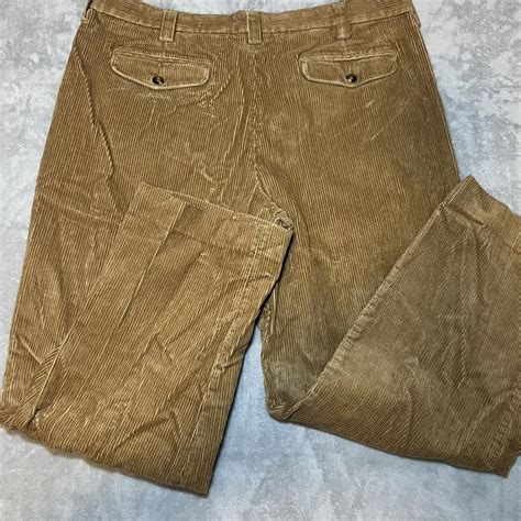LL Bean Corduroy Pants Size 38 Classic Fit Men’s Tan - Depop