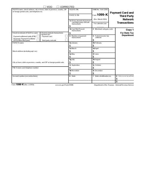 1099 Tax Form