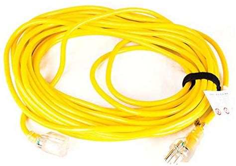 ProTeam 101678 50' 16 Gauge Extension Cord (Yellow) Gauge Extension ...