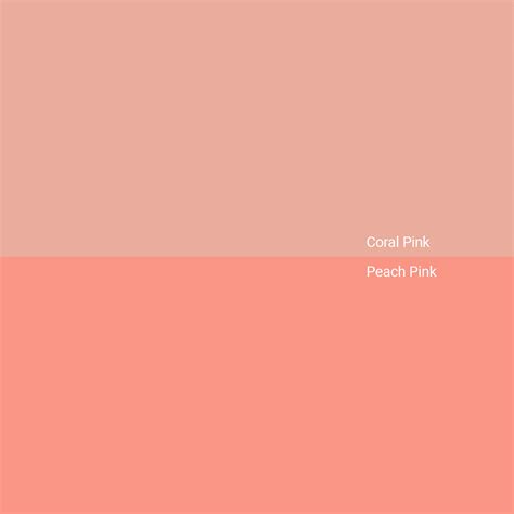 Coral Pink Color Color Palette: Living Coral — Paper Heart Design