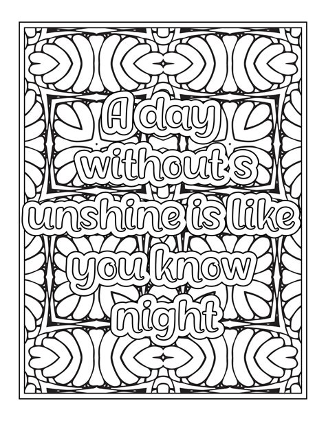 Funny Adult Coloring Pages Quotes