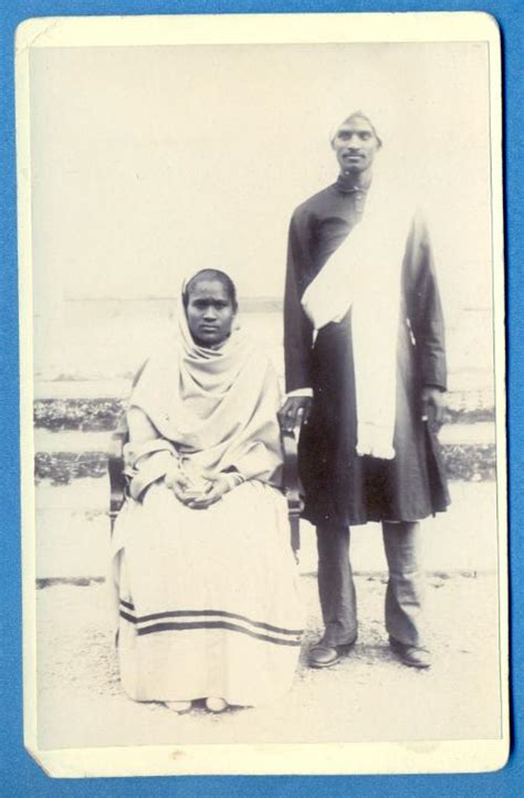 Indian Man and Wife - 1890's - Old Indian Photos