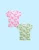 Buy Pink & Green Tshirts for Girls by Nusyl Online | Ajio.com