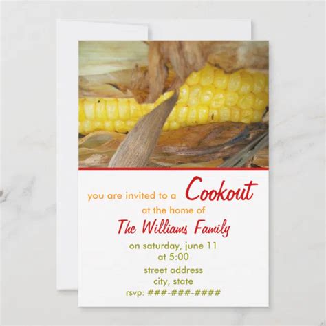 Image result for Corn Chowder Invitation