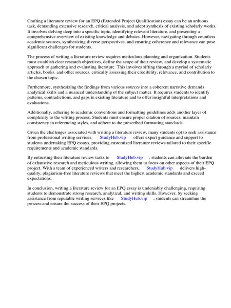 Image result for Epq Essay Structure Examples