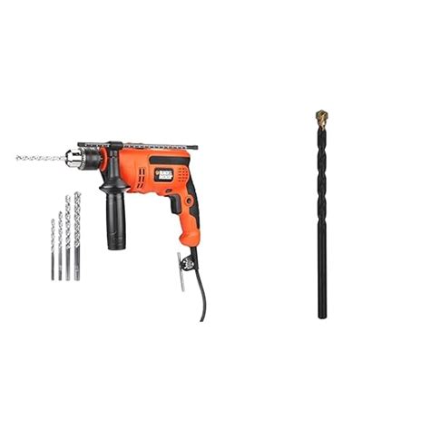 BLACK+DECKER KR554RE 550W 13mm Corded Variable Speed Reversible Hammer ...