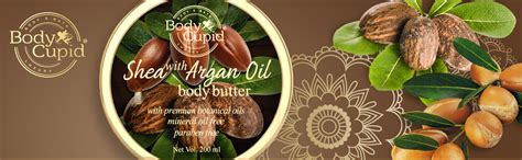 Buy BODY CUPID Shea and Argan Oil Body Butter with Shea Butter, Argan ...
