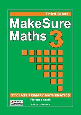 Makesure Maths 3rd Class: Mathematics Workbook for 3rd Class (Ireland ...
