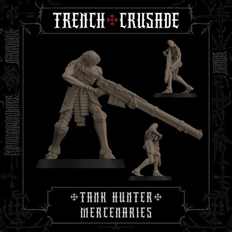 Trench Crusade - Communicant Tank Hunter (crouching) - Mercenaries ...