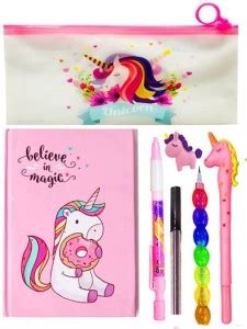 Flipkart.com | KHILONEWALA Unicorn Transparent Pouch With Unicorn Dairy ...