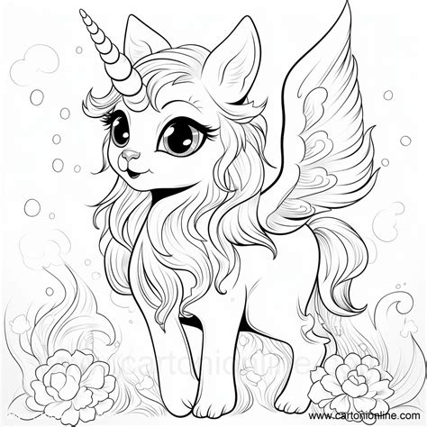Princess Unicorn Cat Coloring Pages Coloring Pages