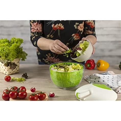 KUHN RIKON Salad Spinner with Side Handle and India | Ubuy