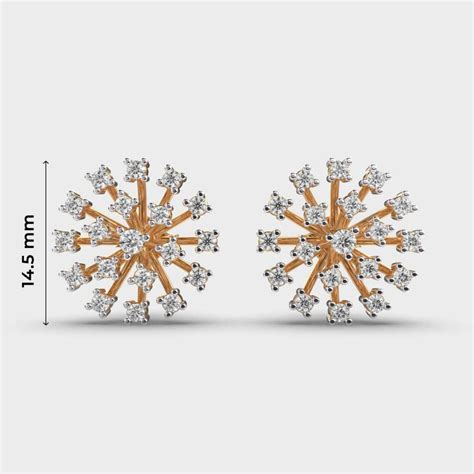 Buy Light Of Festivities Diamond Ear Studs At Jewelbox