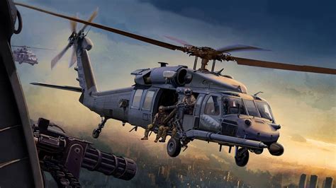 Uh 60 Blackhawk Helicopter Wallpaper