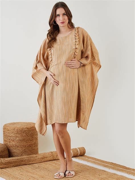 Cotton Stylish Maternity Midi Kaftan â‚¬€œ The Kaftan Company