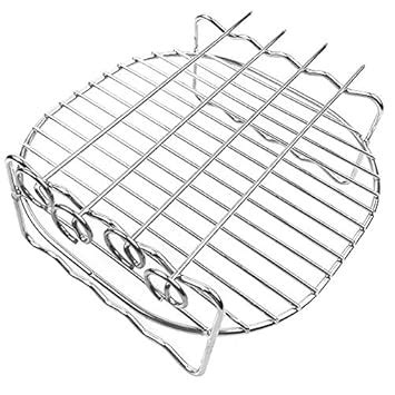 Buy SOWUNO 7 Inch Air Fryer Rack Set Versatile Pot Grill Rack Barbecue ...
