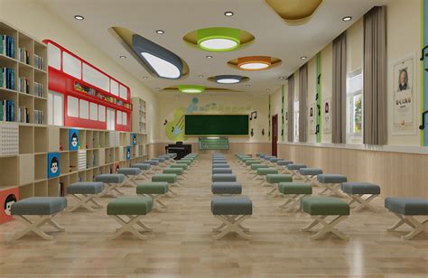 小学标准化教室|空间|家装设计|墨梅创意 - 原创作品 - 站酷 (ZCOOL)