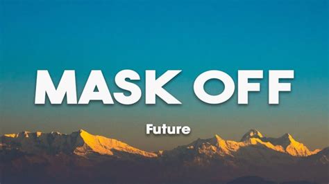 Mask Off Clean Version 的图像结果