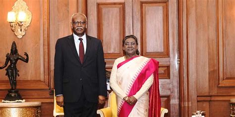 President Murmu meets UNGA president Philemon Yang | UN General ...