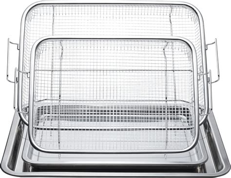 Amazon.com: Eyourlife Air Fryer Basket for Oven, 18/8 Stainless Steel ...