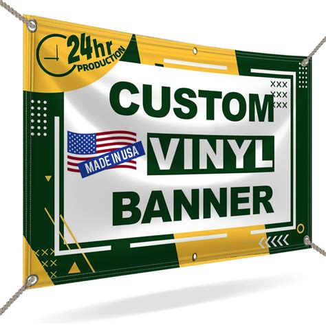 Amazon.com: Personalized Custom Banner Printing Made In USA Indoor or ...