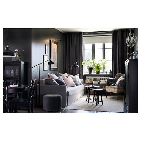 KRAGSTA nest of tables, set of 2, black - IKEA