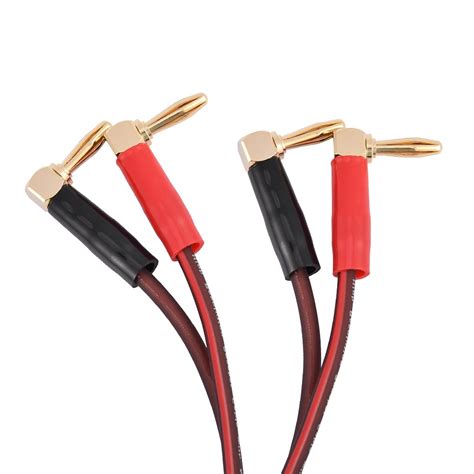 200 Core HI-FI Speaker Cable, L Type Plug Pure Copper Audio Wire(1.8M ...