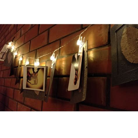 String and clip on lights